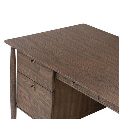 Four Hands - Haiden - Markia Executive Desk - Aged Oak Veneer - 236894-001 veiw 6