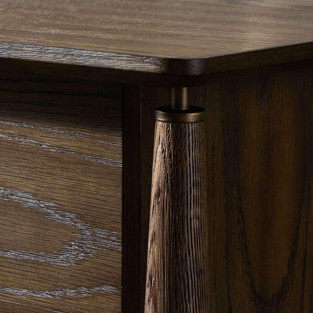 Four Hands - Haiden - Markia Executive Desk - Aged Oak Veneer - 236894-001 veiw 12