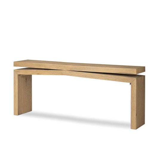 Four Hands - Haiden - Matthes Console Table - 79in - Worn Oak Veneer - 107936-012 veiw 1