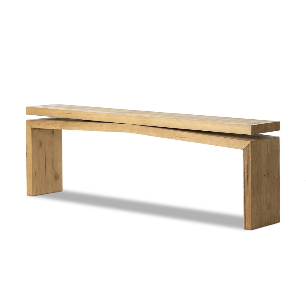 Four Hands - Haiden - Matthes Console Table - 94in - Worn Oak Veneer - 243556-004 veiw 1