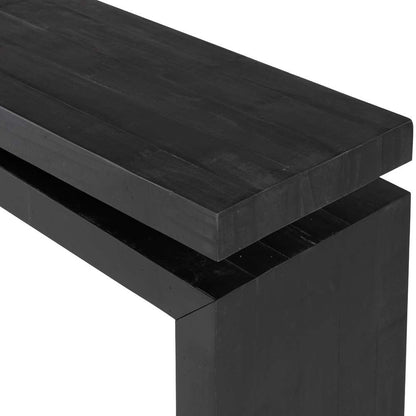 Four Hands - Haiden - Matthes Console Table-Aged Black Pine - 107936-009 veiw 3