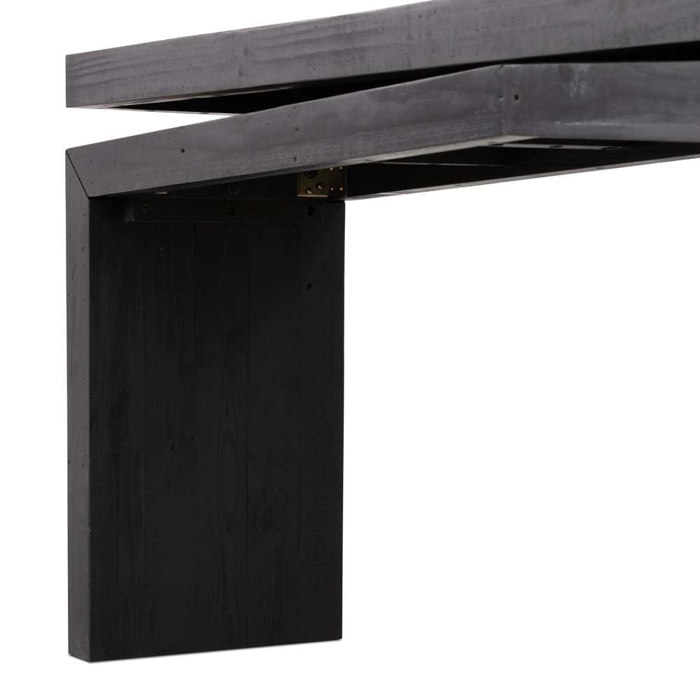 Four Hands - Haiden - Matthes Console Table-Aged Black Pine - 107936-009 veiw 5