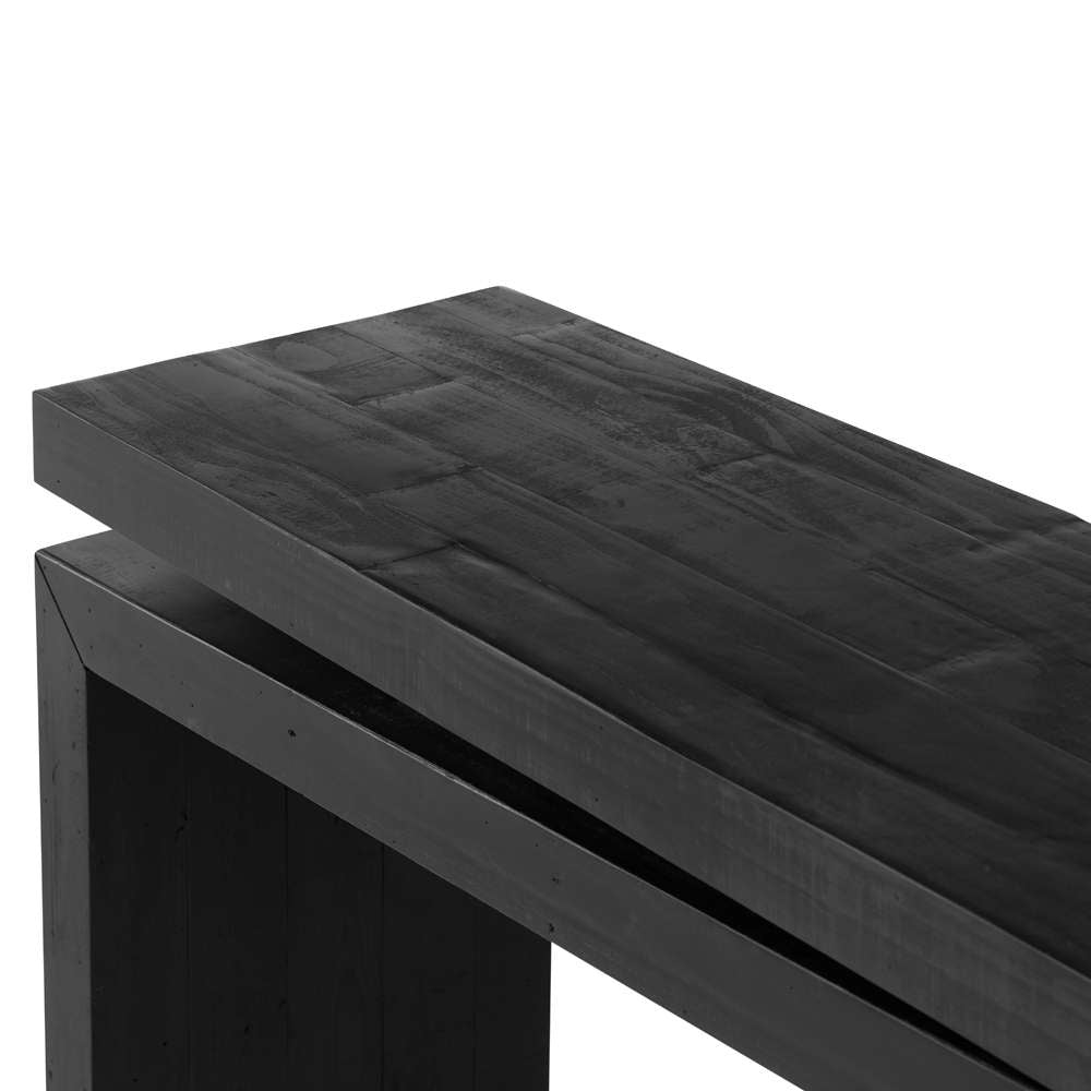 Four Hands - Haiden - Matthes Console Table-Aged Black Pine - 107936-009 veiw 6