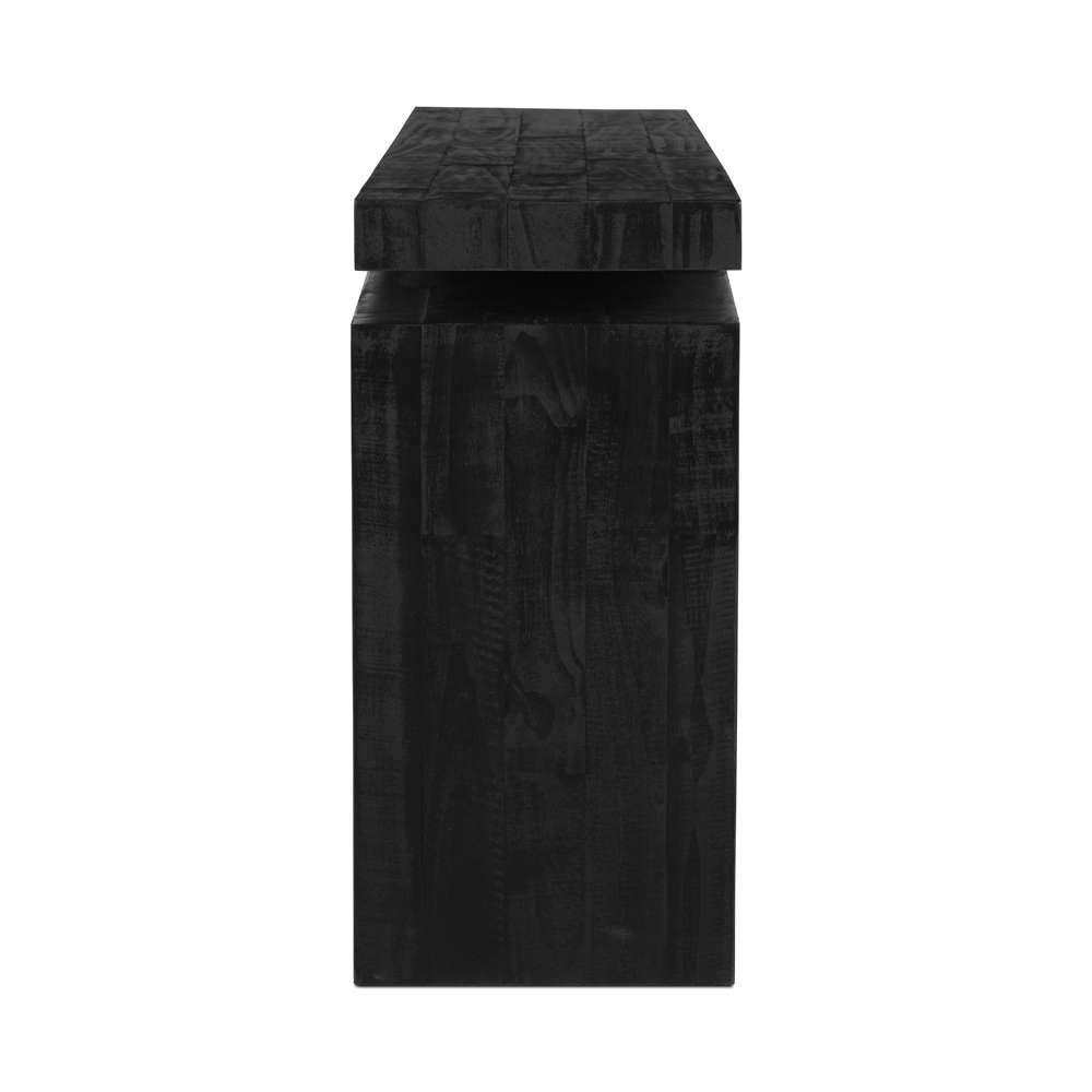 Four Hands - Haiden - Matthes Console Table-Aged Black Pine - 107936-009 veiw 8