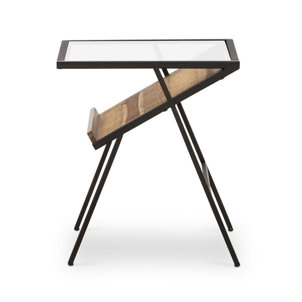 Four Hands - Haiden - Mondrian Side Table - Gunmetal - VWEM-095A-WE_CLOSEOUT view 3