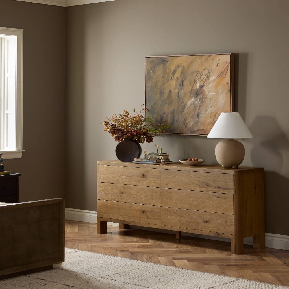 Four Hands - Haiden - Noeline 6-Drawer Dresser - Resawn Worn Oak - 240593-002 veiw 12