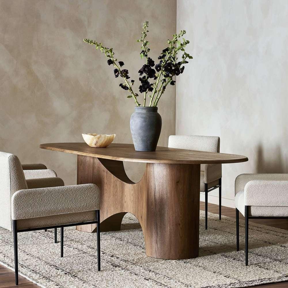Four Hands - Haiden - Olexey Oval Dining Table - Rubbed Light - 236474-001 veiw 9