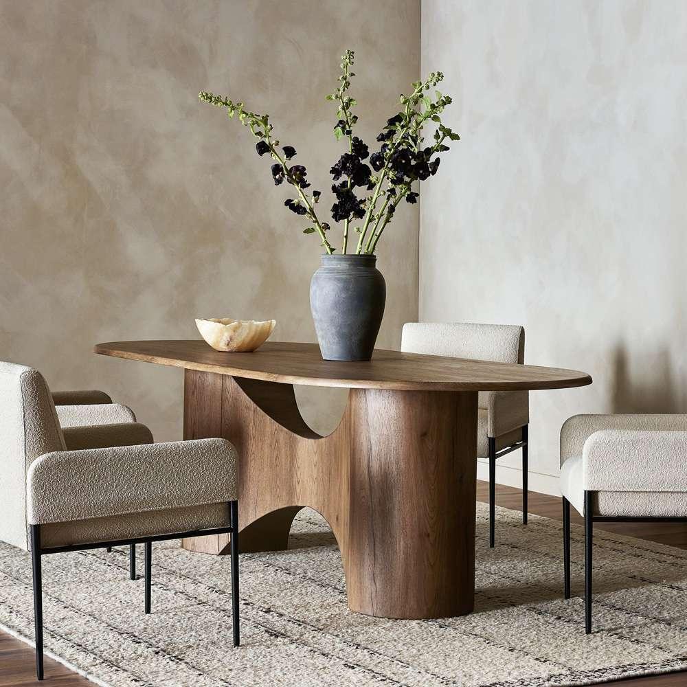 Four Hands - Haiden - Olexey Oval Dining Table - Rubbed Light - 236474-001 veiw 10