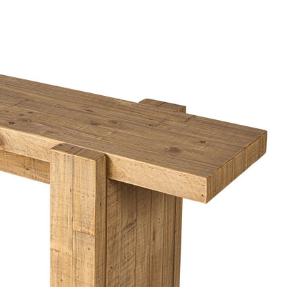 Four Hands - Haiden - Perot Console Table - Light Blonde Pine - 245636-002_CLOSEOUT view 5
