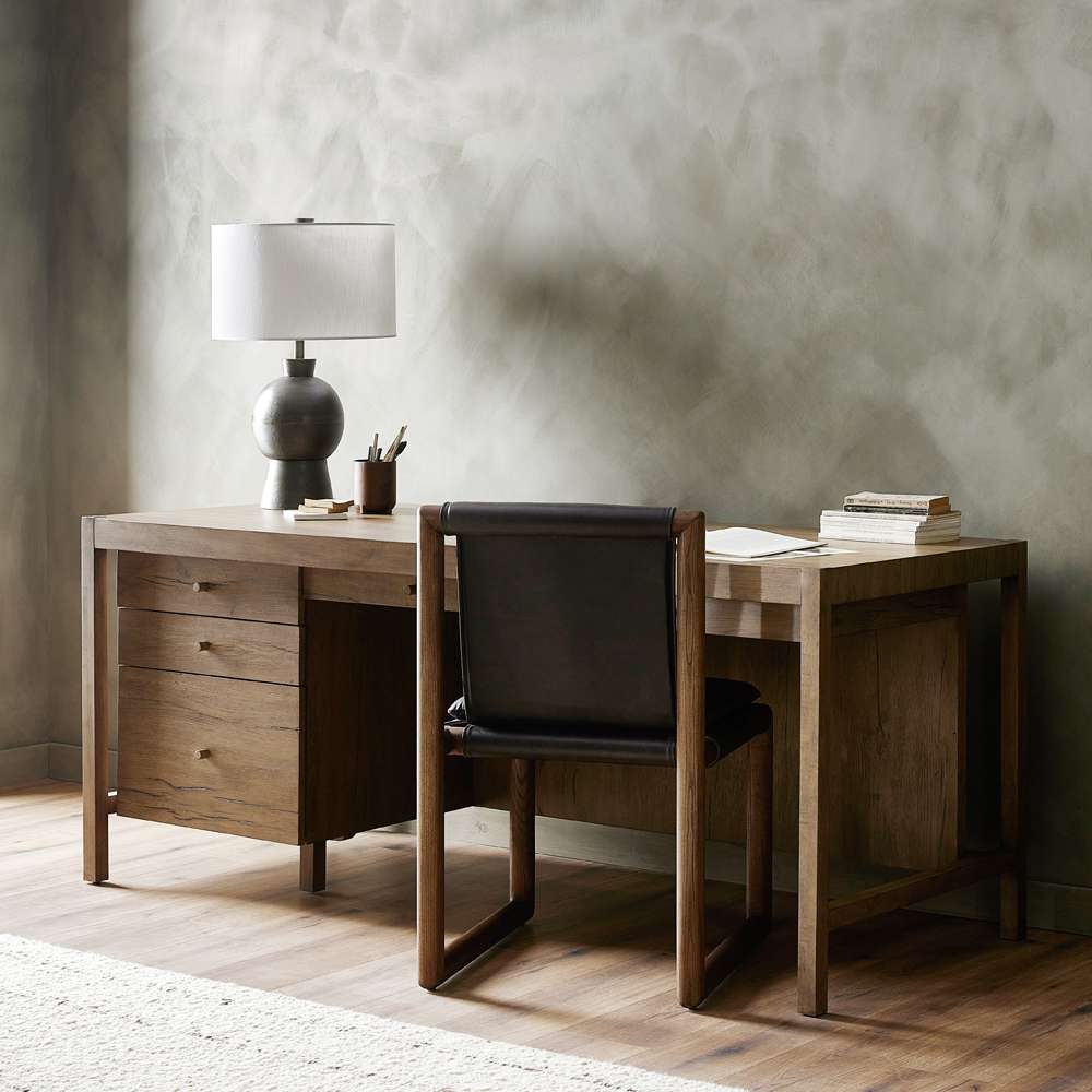 Four Hands - Haiden - Suspension Desk-Grey Oak - 235487-001 veiw 5