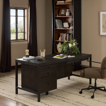 Four Hands - Haiden - Suspension Desk - Smoked Black Veneer - 235487-002 veiw 12