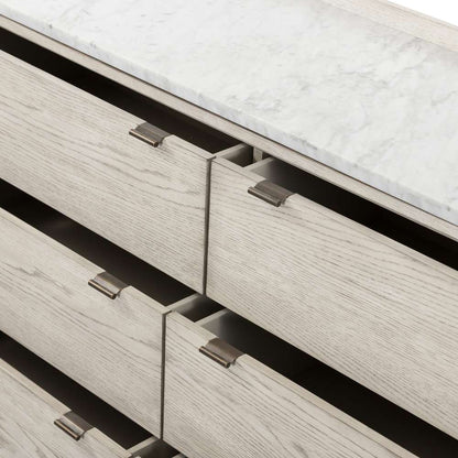 Four Hands - Haiden - Viggo 6 Drawer Dresser-Vintage White Oak - 223978-001 veiw 4