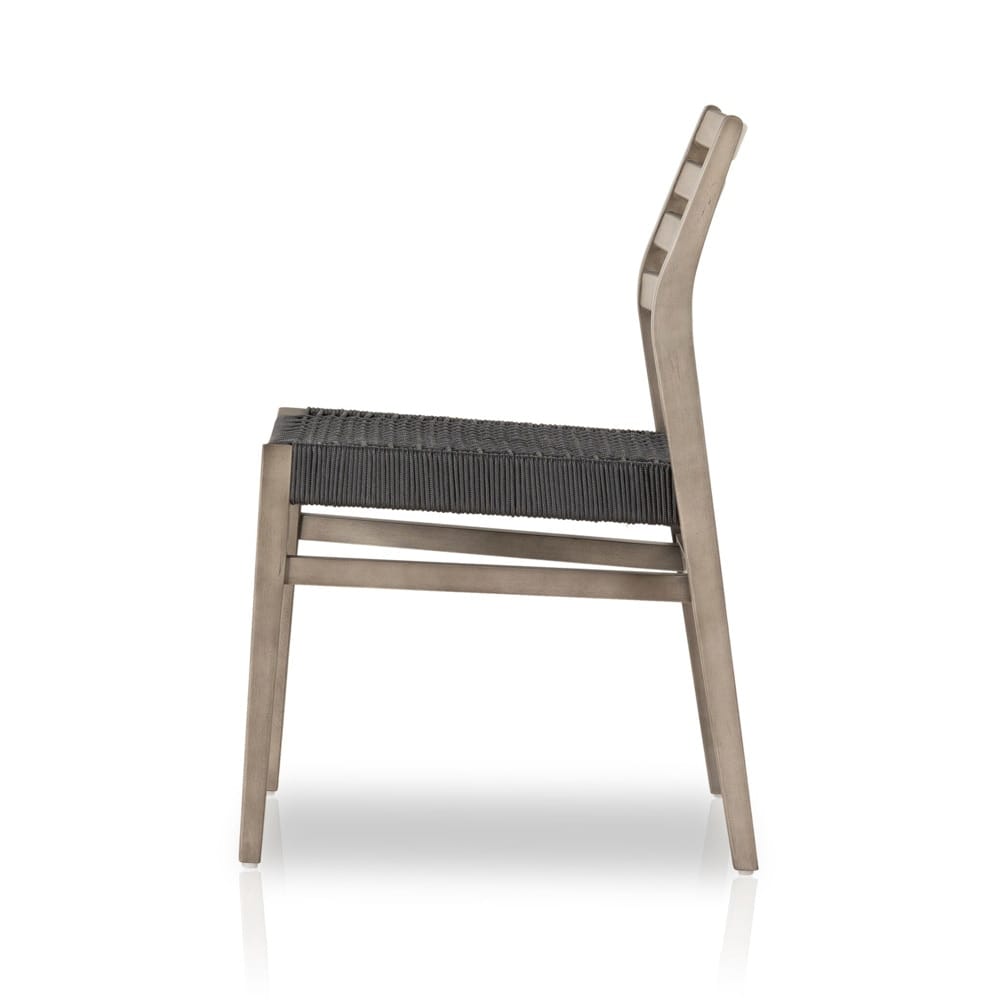 Four Hands - Halsted - Audra Outdoor Dining Chair - Slate Grey Rope - 227356-003 veiw 3