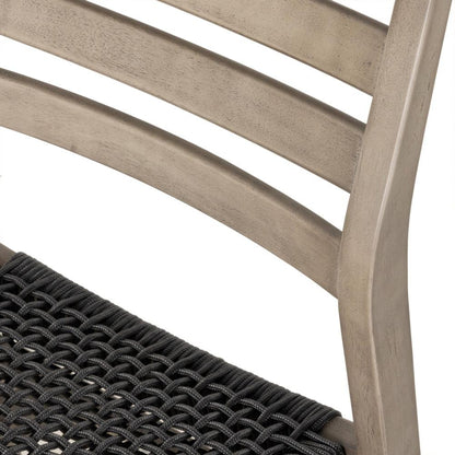 Four Hands - Halsted - Audra Outdoor Dining Chair - Slate Grey Rope - 227356-003 veiw 8
