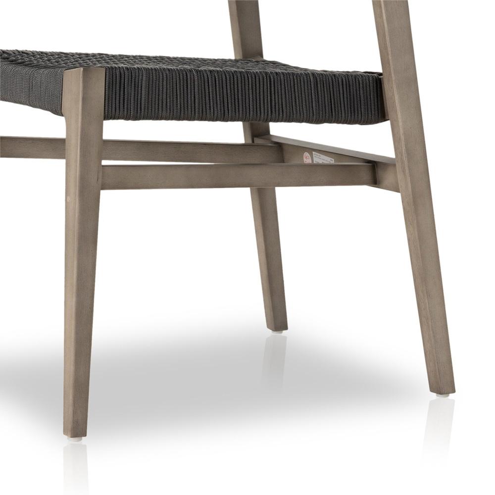 Four Hands - Halsted - Audra Outdoor Dining Chair - Slate Grey Rope - 227356-003 veiw 10