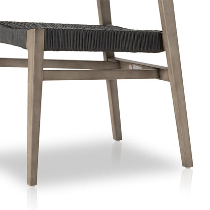 Four Hands - Halsted - Audra Outdoor Dining Chair - Slate Grey Rope - 227356-003 veiw 10