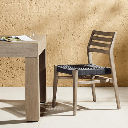 Four Hands - Halsted - Audra Outdoor Dining Chair - Slate Grey Rope - 227356-003 veiw 11