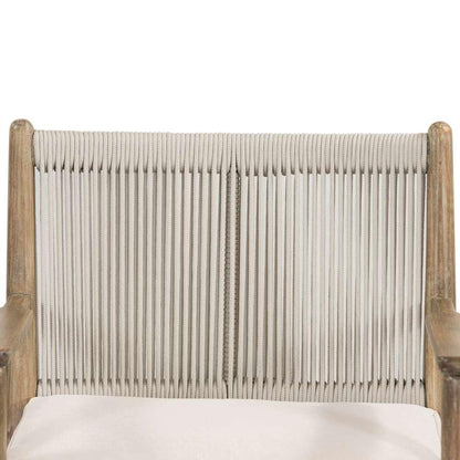 Four Hands - Halsted - Rosen Outdoor Dining Armchair-Natural - 227362-001 veiw 3