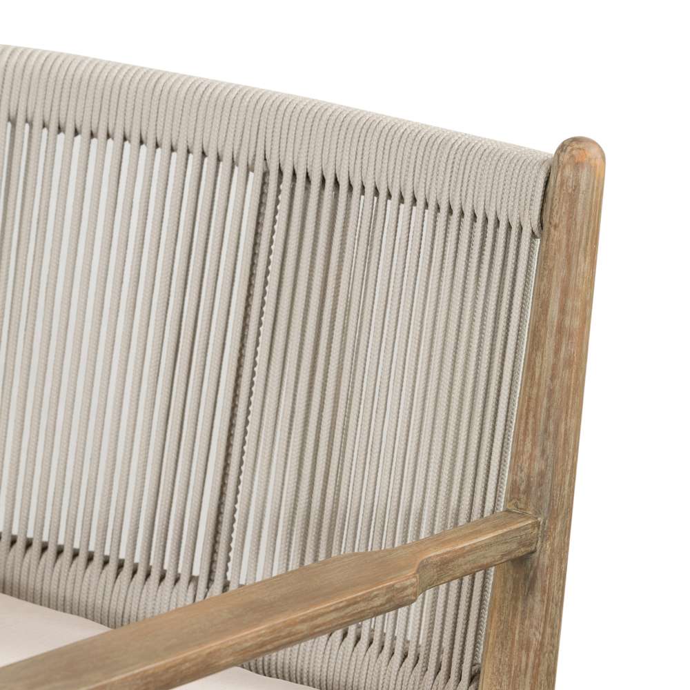 Four Hands - Halsted - Rosen Outdoor Dining Armchair-Natural - 227362-001 veiw 4