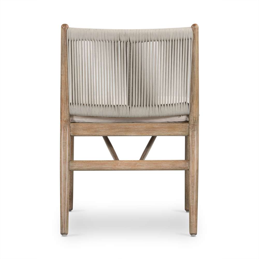 Four Hands - Halsted - Rosen Outdoor Dining Chair-Natural Eucal - 227345-001 veiw 2