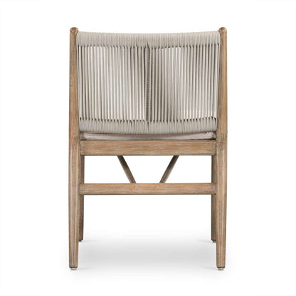 Four Hands - Halsted - Rosen Outdoor Dining Chair-Natural Eucal - 227345-001 veiw 2