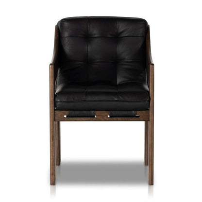 Four Hands - Halston Dining Armchair - Heirloom Black - 229431-002 veiw 2