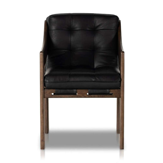 Four Hands - Halston Dining Armchair - Heirloom Black - 229431-002 veiw 2