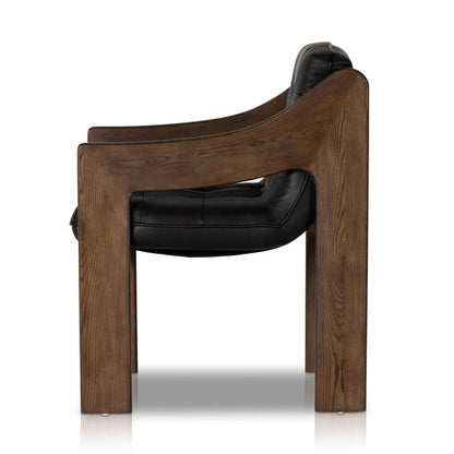 Four Hands - Halston Dining Armchair - Heirloom Black - 229431-002 veiw 6