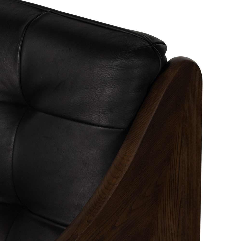Four Hands - Halston Dining Armchair - Heirloom Black - 229431-002 veiw 11