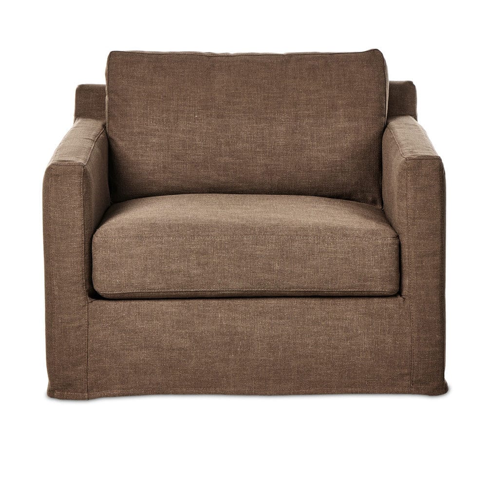 Four Hands - Hampton Slipcover Swivel Chair - Antwerp Cafe - 237989-003 view 1