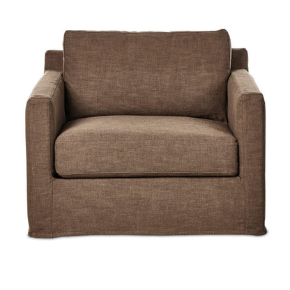 Four Hands - Hampton Slipcover Swivel Chair - Antwerp Cafe - 237989-003 view 1