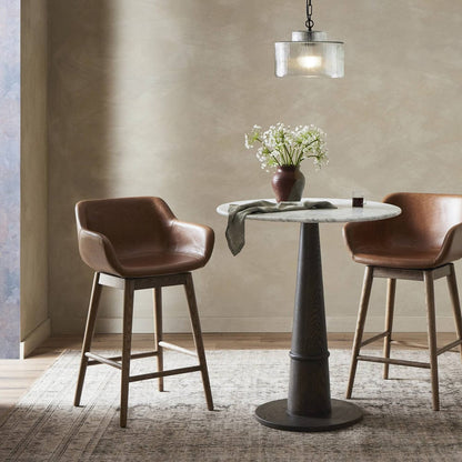 Four Hands - Hannah Swivel Bar Stool - Sonoma Chestnut - 237909-007 view 4