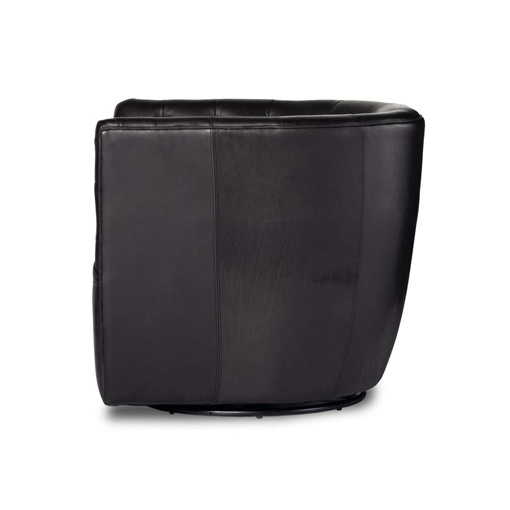 Four Hands - Hanover Swivel Chair - Heirloom Black - 106090-013 veiw 7