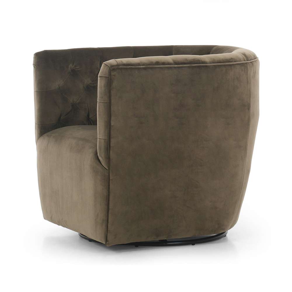 Four Hands - Hanover Swivel Chair - Surrey Olive - 106090-014 veiw 2