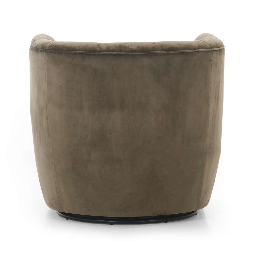Four Hands - Hanover Swivel Chair - Surrey Olive - 106090-014 veiw 4