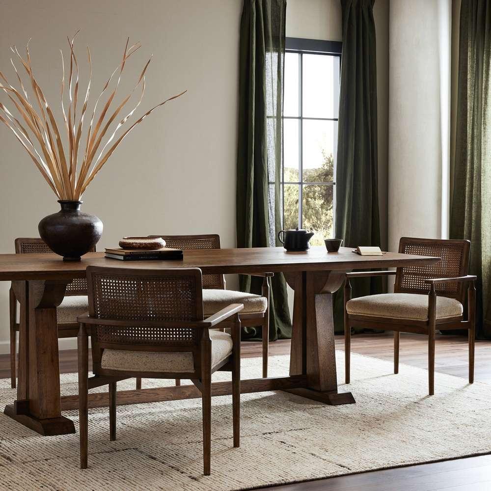 Four Hands - Harmon - Ashwin Dining Table - Brown Oak - 237910-001 veiw 13