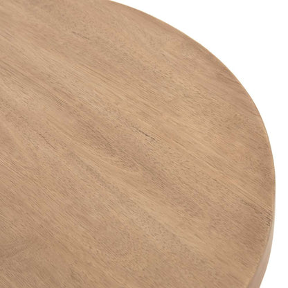 Four Hands - Harmon - Mesa Round Coffee Table-Light Brushed - 108601-001 veiw 5