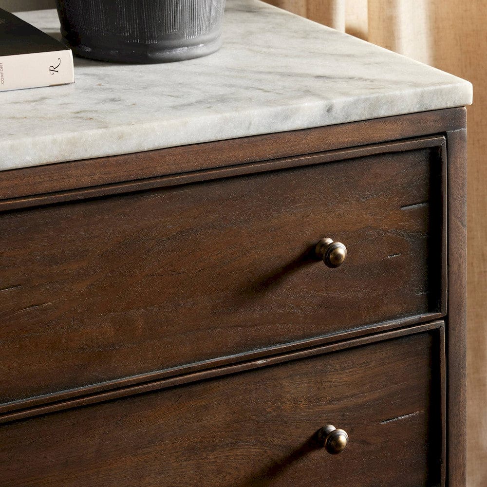 Four Hands - Harmon - Odette Nightstand - Antique Belgium Bleach - 236097-002 view 13