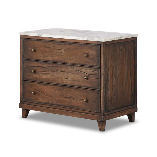 Four Hands - Harmon - Odette Nightstand - Antique Belgium Bleach - 236097-002 veiw 1