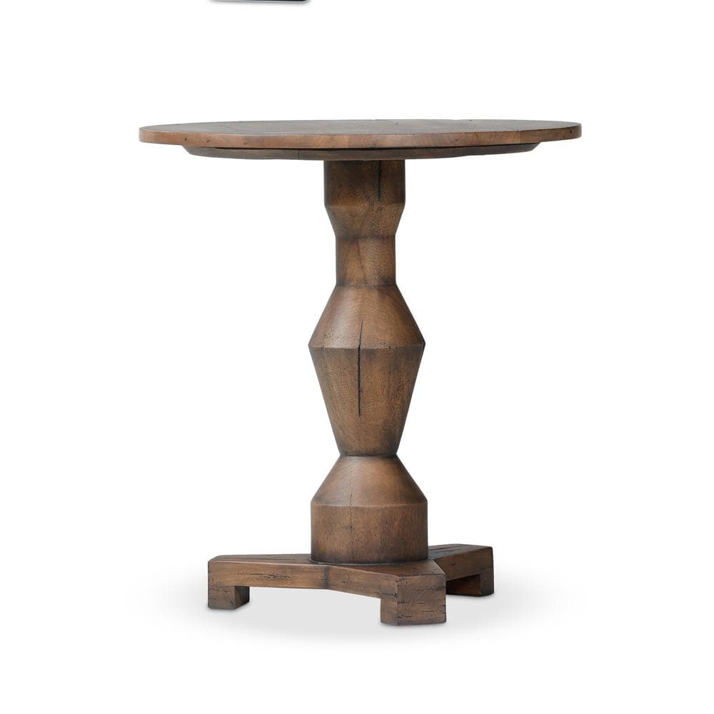 Four Hands - Harmon - Rivi End Table - Aged Belgium Bleach - 241391-001 veiw 4