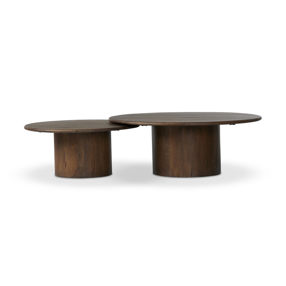 Four Hands - Harmon - Stuart Nesting Coffee Table Set - Aged Belgium Bleach - 246354-001 veiw 3