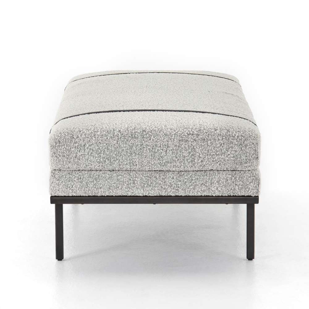 Four Hands - Harris Accent Bench - Knoll Domino - 108840-004 veiw 4