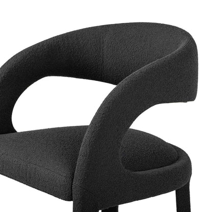 Four Hands - Hawkins Bar Stool - FIQA Boucle Charcoal - 230067-040 veiw 7