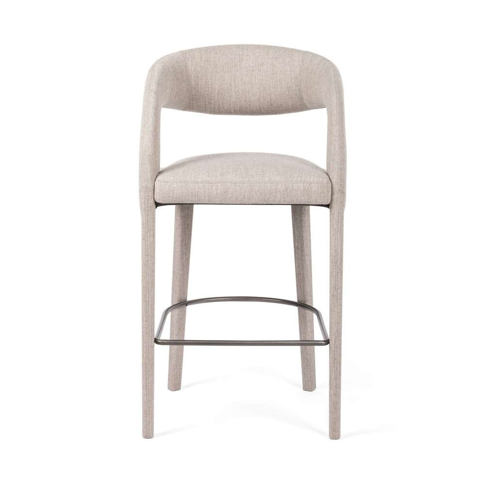 Four Hands - Hawkins Bar Stool - Savile Flannel - 230067-009 veiw 2