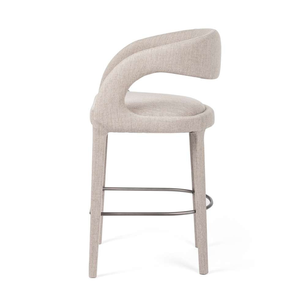Four Hands - Hawkins Bar Stool - Savile Flannel - 230067-009 veiw 4
