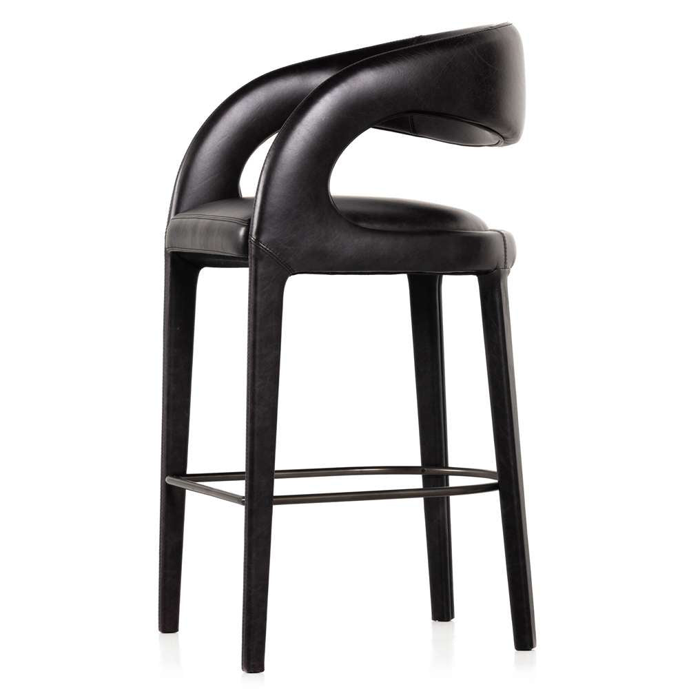 Four Hands - Hawkins Bar Stool - Sonoma Black - 230067-010 veiw 10