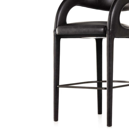 Four Hands - Hawkins Bar Stool - Sonoma Black - 230067-010 veiw 12