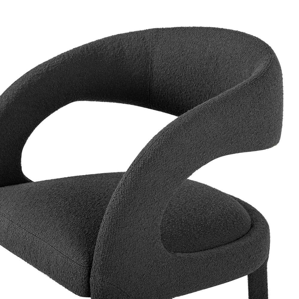 Four Hands - Hawkins Counter Stool - FIQA Boucle Charcoal - 230067-041 veiw 9