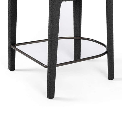 Four Hands - Hawkins Counter Stool - FIQA Boucle Charcoal - 230067-041 veiw 11