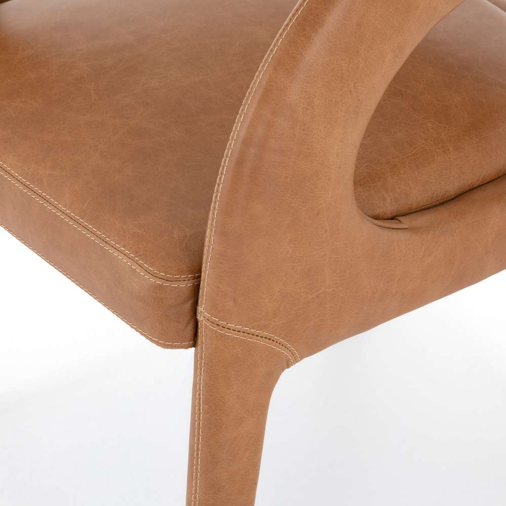 Four Hands - Hawkins Dining Chair - Butterscotch - 223320-001 veiw 5